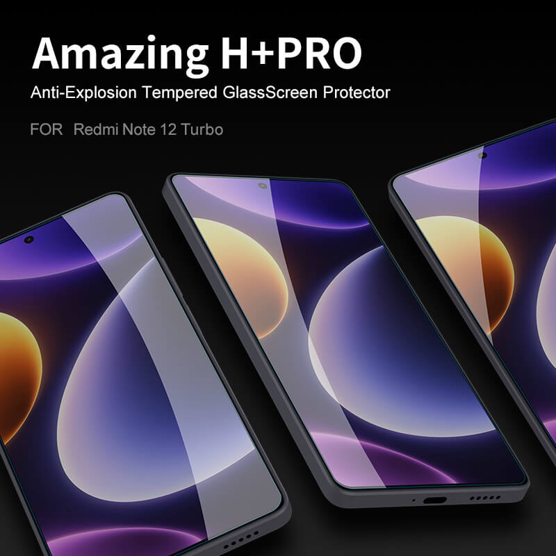 Nillkin Amazing H+ Pro tempered glass screen protector for Xiaomi Redmi Note 12 Turbo, Xiaomi Poco F5 order from official NILLKIN store