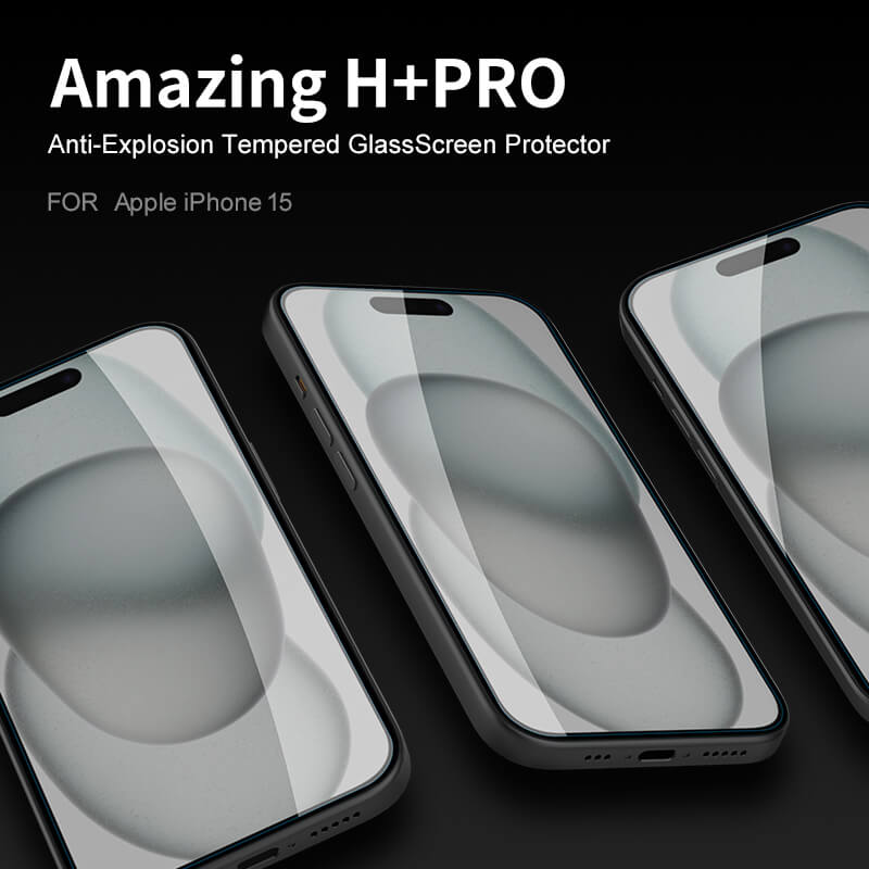 Nillkin Amazing H+ Pro tempered glass screen protector for Apple iPhone 15 6.1 (2023) order from official NILLKIN store