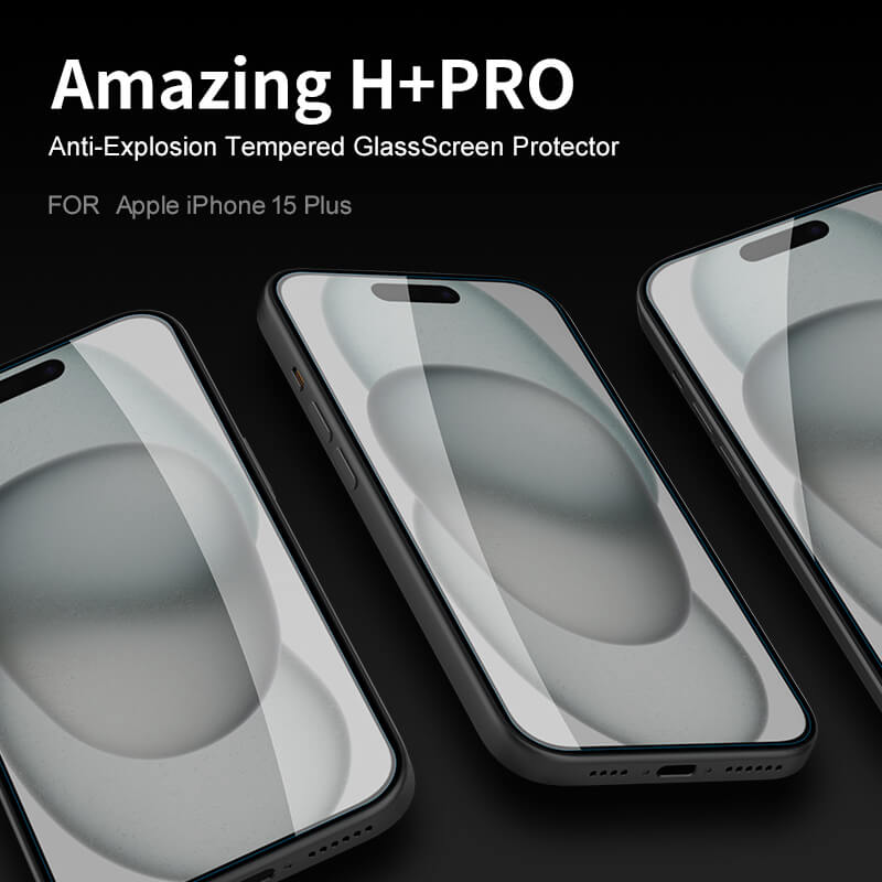 Nillkin Amazing H+ Pro tempered glass screen protector for Apple iPhone 15 Plus (iPhone 15+) 6.7 (2023) order from official NILLKIN store