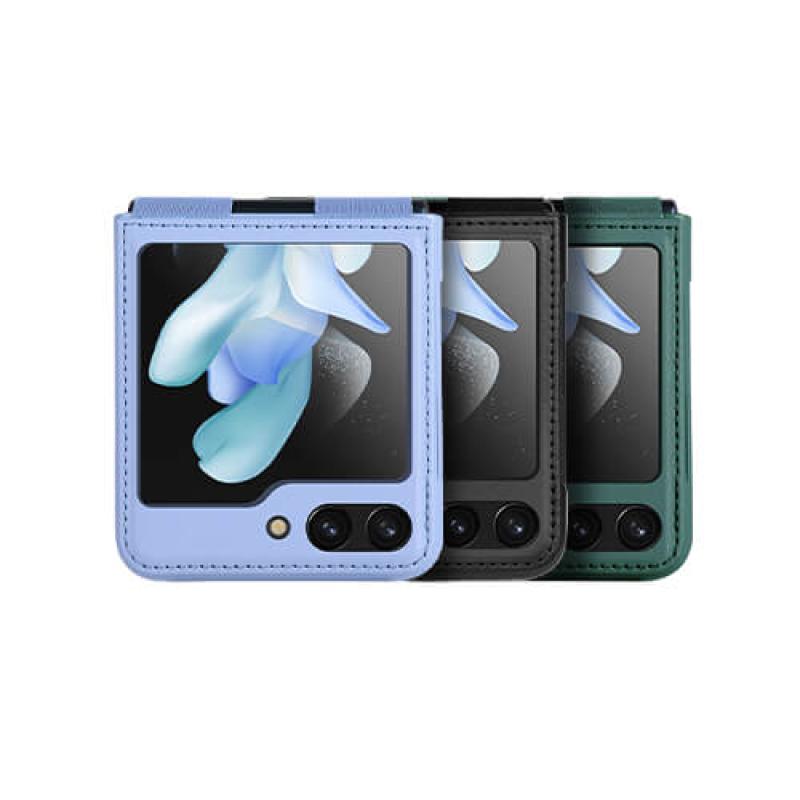 Samsung Galaxy Z Flip 4 5G case colorful Nillkin Qin Leather