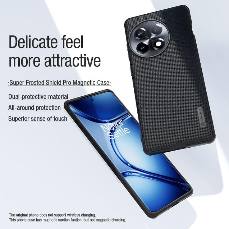 Nillkin Super Frosted Shield Pro Magnetic Matte cover case for Oneplus Ace 2 Pro (With magnetic suction function only) order from official NILLKIN store