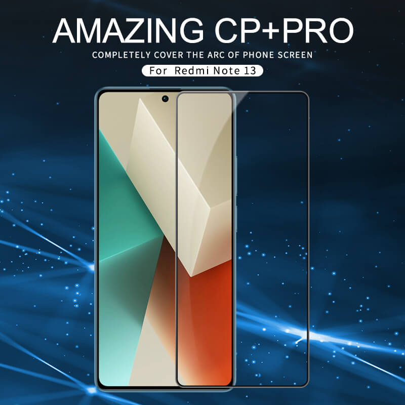 Nillkin Amazing CP+ Pro tempered glass screen protector for Xiaomi Redmi Note 13 order from official NILLKIN store