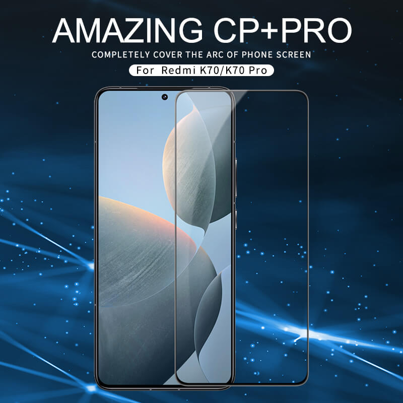 Nillkin Amazing CP+ Pro tempered glass screen protector for Xiaomi Redmi K70, Redmi K70 Pro order from official NILLKIN store