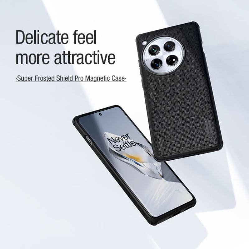 Nillkin Super Frosted Shield Pro Magnetic Matte cover case for Oneplus 12 order from official NILLKIN store