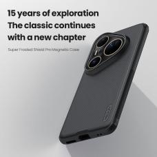 Nillkin Super Frosted Shield Pro Magnetic Matte cover case Clear version for Huawei Pura 80 Ultra (MagSafe function)