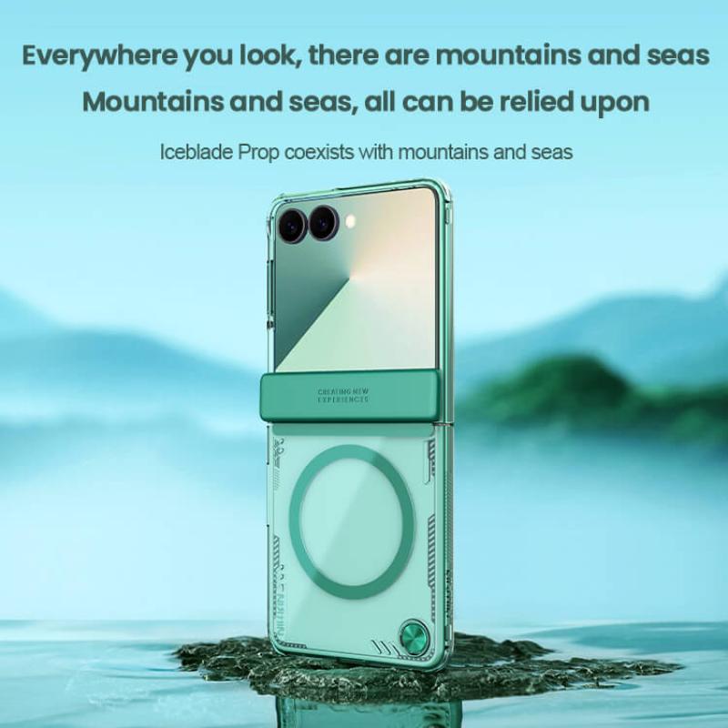 Nillkin Iceblade Magnetic Camera protective cover case for Samsung Galaxy Z Flip7 (Flip 7 5G) official NILLKIN store Nillkin Iceblade Magnetic Camera protective cover case for Samsung Galaxy Z Flip7 (Flip 7 5G) order from official NILLKIN store