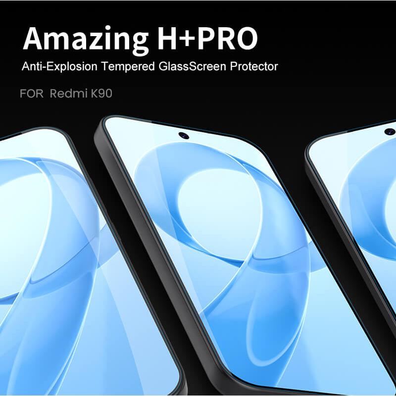 Nillkin Amazing H+ Pro tempered glass screen protector for Xiaomi Redmi K90 official NILLKIN store Nillkin Amazing H+ Pro tempered glass screen protector for Xiaomi Redmi K90 order from official NILLKIN store