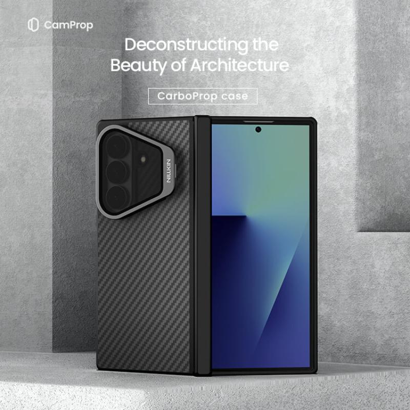 Nillkin CarboProp Magnetic Case for Galaxy Z Fold 8 Ultra Nillkin CarboProp Magnetic Black Mirror Cover version Aramid fiber armor case for Samsung Galaxy Z Fold 8 Ultra (Fold8 Ultra 5G) order from official NILLKIN store