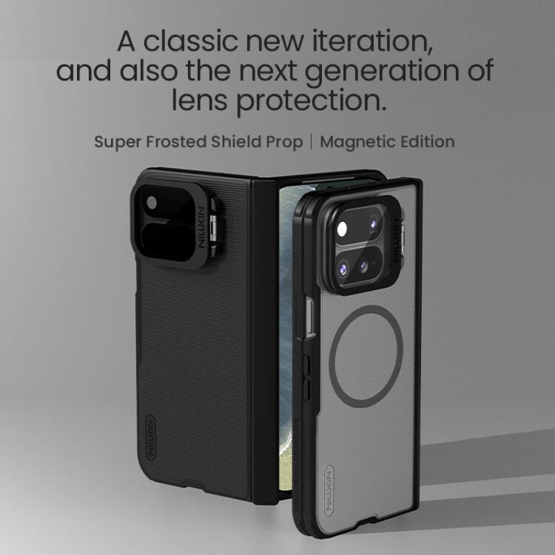 Nillkin Super Frosted Shield Prop Magnetic Transparent Lens Guard Edition Matte cover case for Google Pixel 11 Pro Fold Nillkin Super Frosted Shield Prop Magnetic Transparent Lens Guard Edition Matte cover case for Google Pixel 11 Pro Fold order from official NILLKIN store