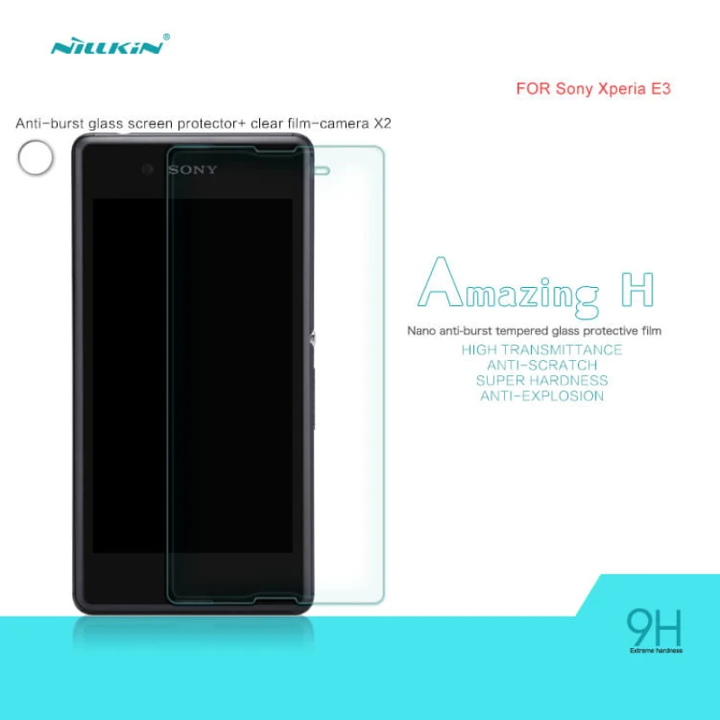 Nillkin Amazing H tempered glass screen protector for Sony Xperia E3 (Dual D2203 D2206) official NILLKIN store Nillkin Amazing H tempered glass screen protector for Sony Xperia E3 (Dual D2203 D2206) order from official NILLKIN store