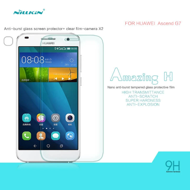 Nillkin Amazing H tempered glass screen protector for Huawei Ascend G7 official NILLKIN store Nillkin Amazing H tempered glass screen protector for Huawei Ascend G7 order from official NILLKIN store