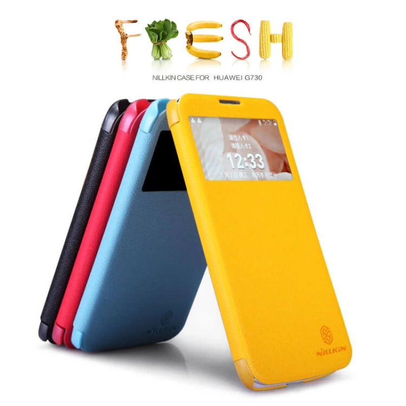 Nillkin Fresh Series Leather case for Huawei Ascend G730 official NILLKIN store Nillkin Fresh Series Leather case for Huawei Ascend G730 order from official NILLKIN store
