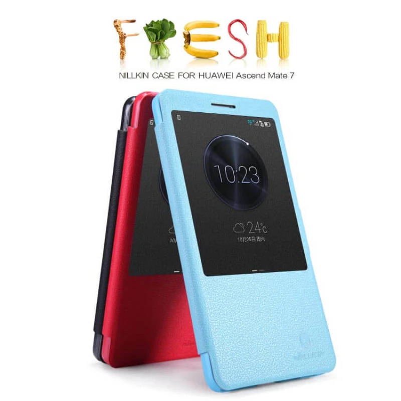Nillkin Fresh Series Leather case for Huawei Ascend Mate 7 official NILLKIN store Nillkin Fresh Series Leather case for Huawei Ascend Mate 7 order from official NILLKIN store