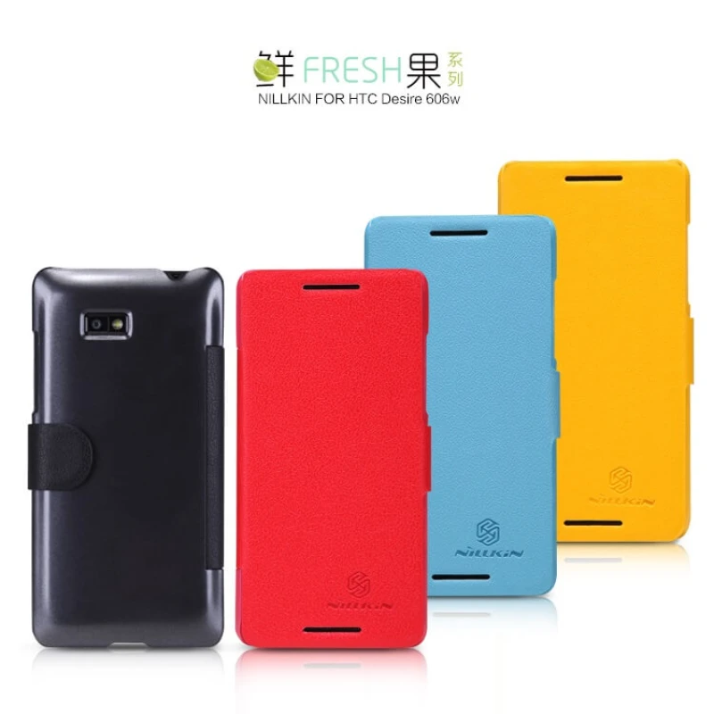 Nillkin Fresh Series Leather case for HTC Desire 606/606w official NILLKIN store Nillkin Fresh Series Leather case for HTC Desire 606/606w order from official NILLKIN store