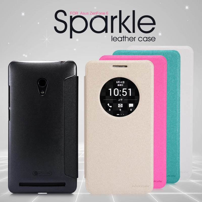 Nillkin Sparkle Series New Leather case for ASUS ZenFone 6 official NILLKIN store Nillkin Sparkle Series New Leather case for ASUS ZenFone 6 order from official NILLKIN store
