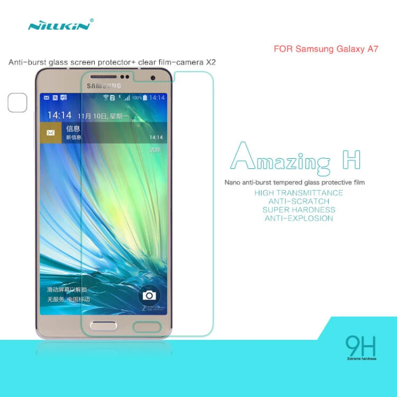 Nillkin Amazing H tempered glass screen protector for Samsung Galaxy A7 (A700 A700F A7000 ) official NILLKIN store Nillkin Amazing H tempered glass screen protector for Samsung Galaxy A7 (A700 A700F A7000 ) order from official NILLKIN store