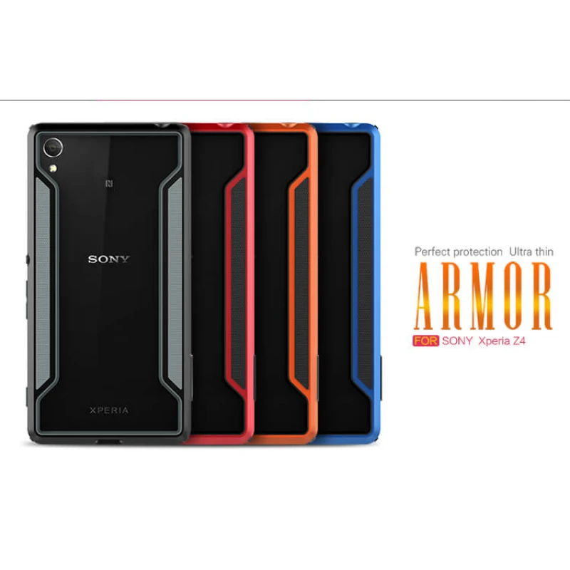 Nillkin Armor-border bumper case for Sony Xperia Z4 / Z3+ (E6533 E6553 Z3X Z3 Neo) official NILLKIN store Nillkin Armor-border bumper case for Sony Xperia Z4 / Z3+ (E6533 E6553 Z3X Z3 Neo) order from official NILLKIN store