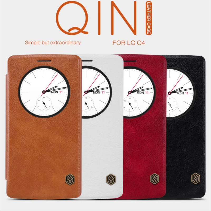 Nillkin Qin Series Leather case for LG G4 (H810/H815/VS999/F500/F500S/F500K/F500L) official NILLKIN store Nillkin Qin Series Leather case for LG G4 (H810/H815/VS999/F500/F500S/F500K/F500L) order from official NILLKIN store