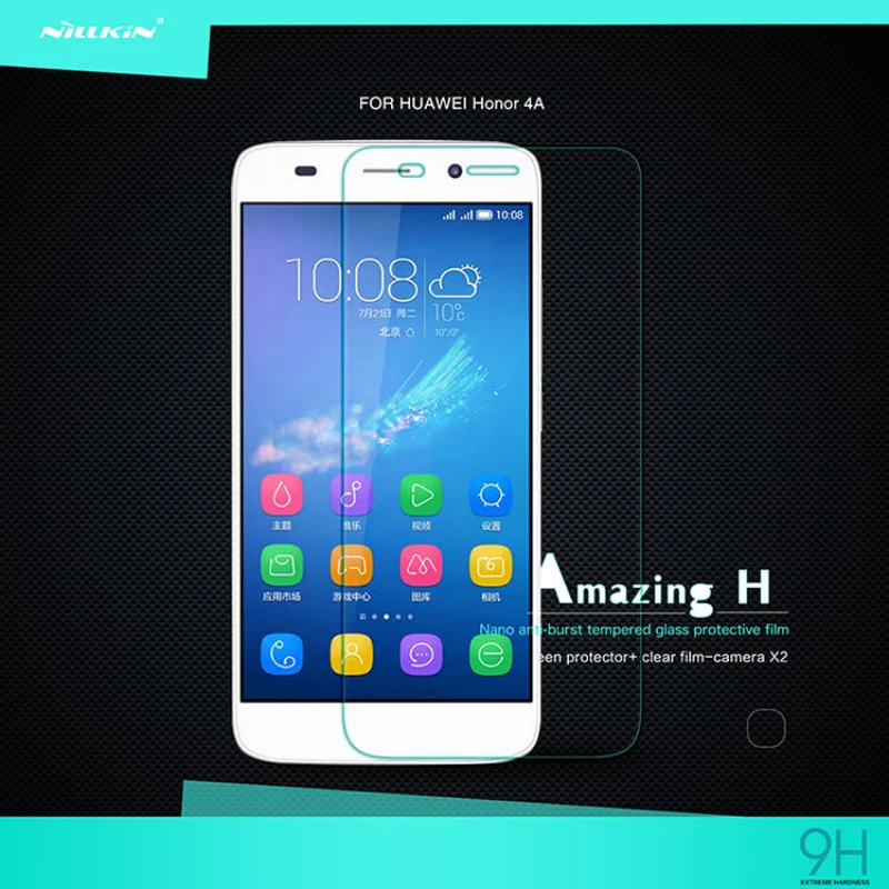 Nillkin Amazing H tempered glass screen protector for Huawei Honor 4A (SCL-AL00) official NILLKIN store Nillkin Amazing H tempered glass screen protector for Huawei Honor 4A (SCL-AL00) order from official NILLKIN store