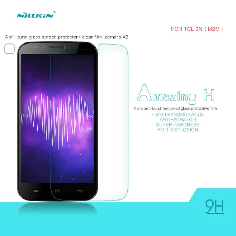 Nillkin Amazing H tempered glass screen protector for TCL M2M (3N M2U S720T) official NILLKIN store Nillkin Amazing H tempered glass screen protector for TCL M2M (3N M2U S720T) order from official NILLKIN store