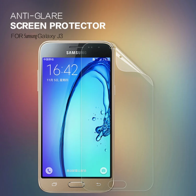 Nillkin Matte Scratch-resistant Protective Film for Samsung Galaxy J3 official NILLKIN store Nillkin Matte Scratch-resistant Protective Film for Samsung Galaxy J3 order from official NILLKIN store