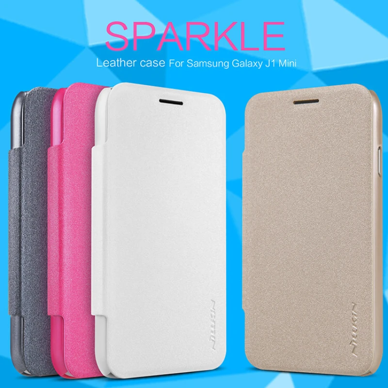 Nillkin Sparkle Series New Leather case for Samsung Galaxy J1 Mini/SM-J105F (4.0inch) official NILLKIN store Nillkin Sparkle Series New Leather case for Samsung Galaxy J1 Mini/SM-J105F (4.0inch) order from official NILLKIN store