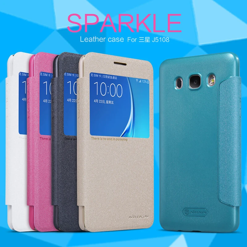 Nillkin Sparkle Series New Leather case for Samsung Galaxy J5108/Galaxy J5 (2016) 5.2inch official NILLKIN store Nillkin Sparkle Series New Leather case for Samsung Galaxy J5108/Galaxy J5 (2016) 5.2inch order from official NILLKIN store