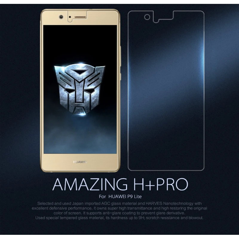 Nillkin Amazing H+ Pro tempered glass screen protector for Huawei P9 Lite (G9) official NILLKIN store Nillkin Amazing H+ Pro tempered glass screen protector for Huawei P9 Lite (G9) order from official NILLKIN store