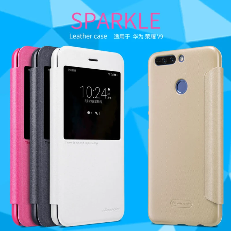 Nillkin Sparkle Series New Leather case for Huawei Honor V9 (Huawei Honor 8 Pro) official NILLKIN store Nillkin Sparkle Series New Leather case for Huawei Honor V9 (Huawei Honor 8 Pro) order from official NILLKIN store