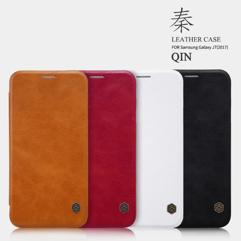 Nillkin Qin Series Leather case for Samsung Galaxy J7 (2017) official NILLKIN store Nillkin Qin Series Leather case for Samsung Galaxy J7 (2017) order from official NILLKIN store