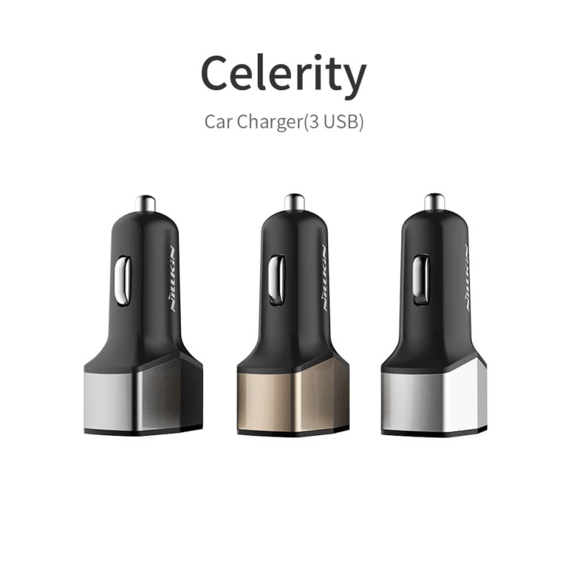 Nillkin Celerity Car Charger (3USB) official NILLKIN store Nillkin Celerity Car Charger (3USB) order from official NILLKIN store