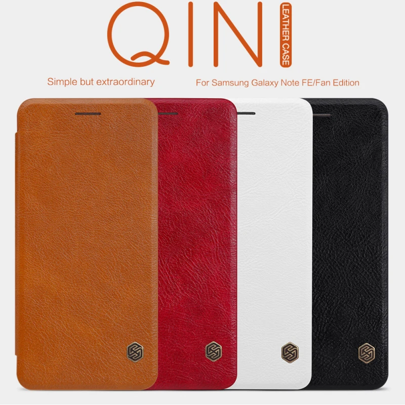 Nillkin Qin Series Leather case for Samsung Galaxy Note FE (Fan edition) (Note 7) official NILLKIN store Nillkin Qin Series Leather case for Samsung Galaxy Note FE (Fan edition) (Note 7) order from official NILLKIN store