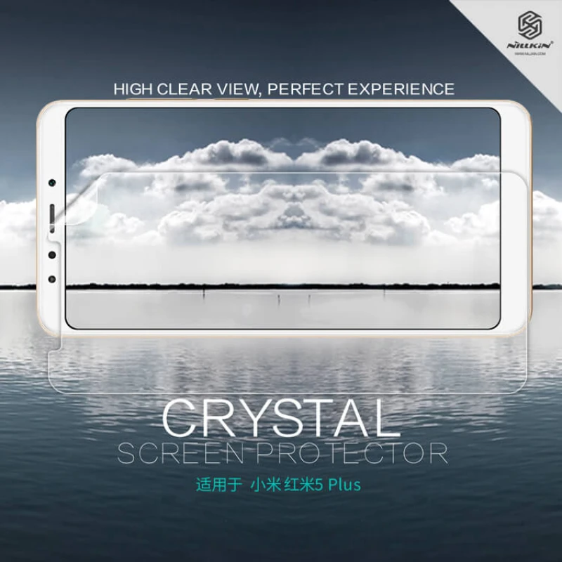 Nillkin Super Clear Anti-fingerprint Protective Film for Xiaomi Redmi 5 Plus (Xiaomi Redmi Note 5) official NILLKIN store Nillkin Super Clear Anti-fingerprint Protective Film for Xiaomi Redmi 5 Plus (Xiaomi Redmi Note 5) order from official NILLKIN store