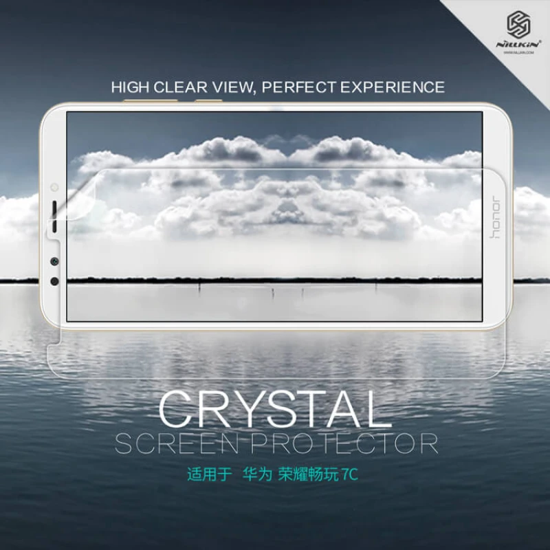 Nillkin Super Clear Anti-fingerprint Protective Film for Huawei Honor 7C official NILLKIN store Nillkin Super Clear Anti-fingerprint Protective Film for Huawei Honor 7C order from official NILLKIN store