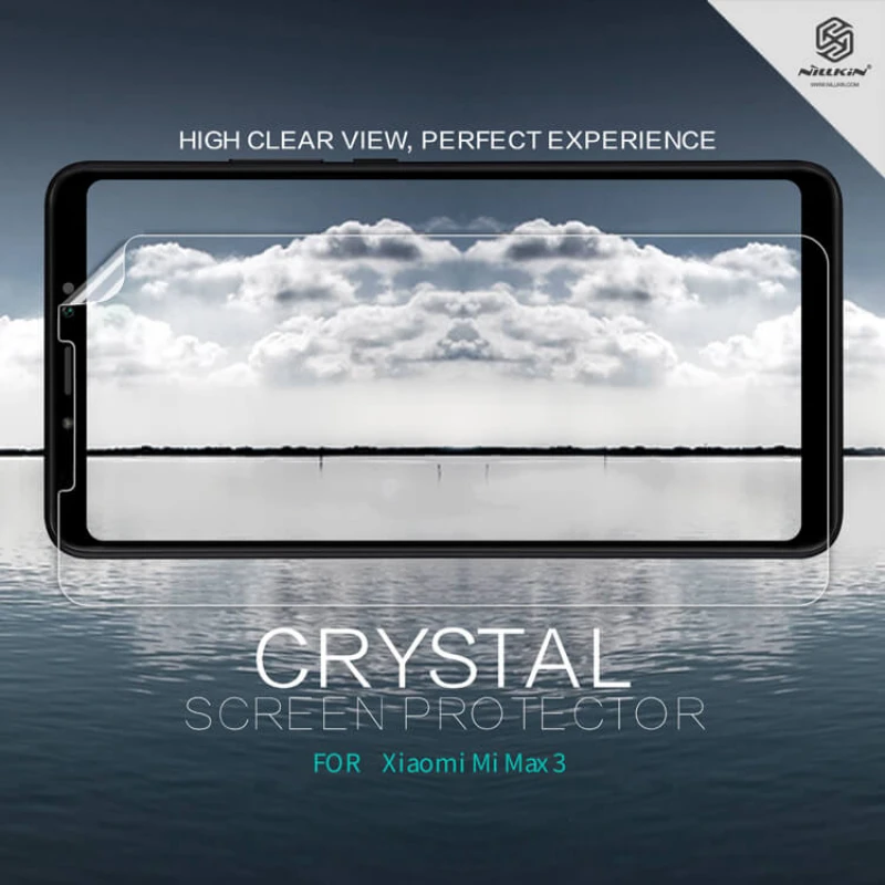 Nillkin Super Clear Anti-fingerprint Protective Film for Xiaomi Mi Max 3 official NILLKIN store Nillkin Super Clear Anti-fingerprint Protective Film for Xiaomi Mi Max 3 order from official NILLKIN store