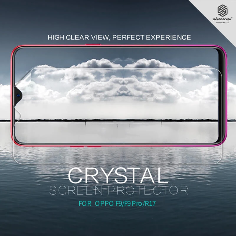 Nillkin Super Clear Anti-fingerprint Protective Film for Oppo F9, F9 Pro, R17 official NILLKIN store Nillkin Super Clear Anti-fingerprint Protective Film for Oppo F9, F9 Pro, R17 order from official NILLKIN store