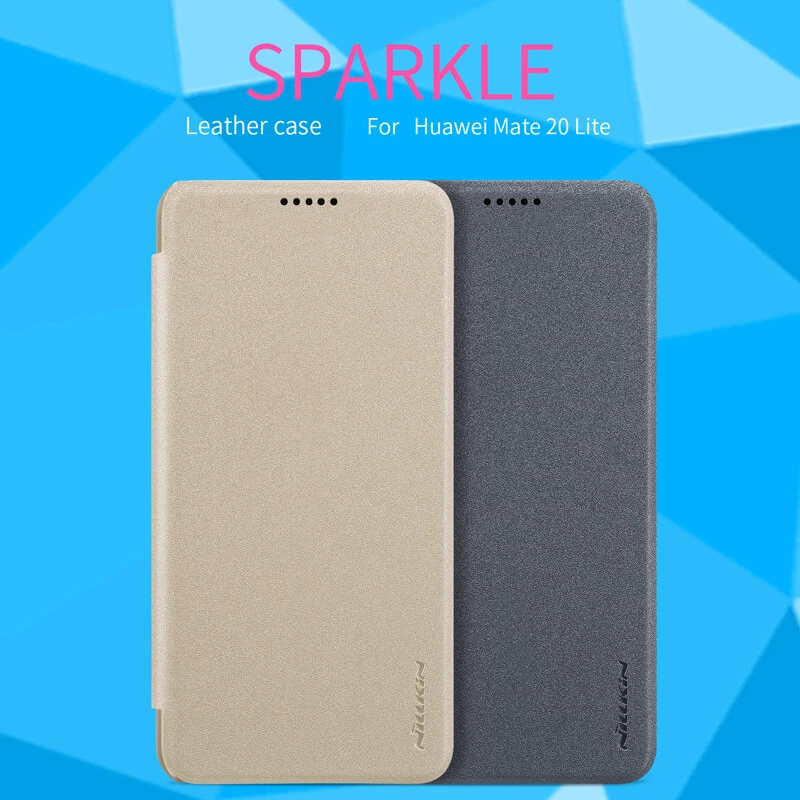 Nillkin Sparkle Series New Leather case for Huawei Mate 20 Lite official NILLKIN store Nillkin Sparkle Series New Leather case for Huawei Mate 20 Lite order from official NILLKIN store