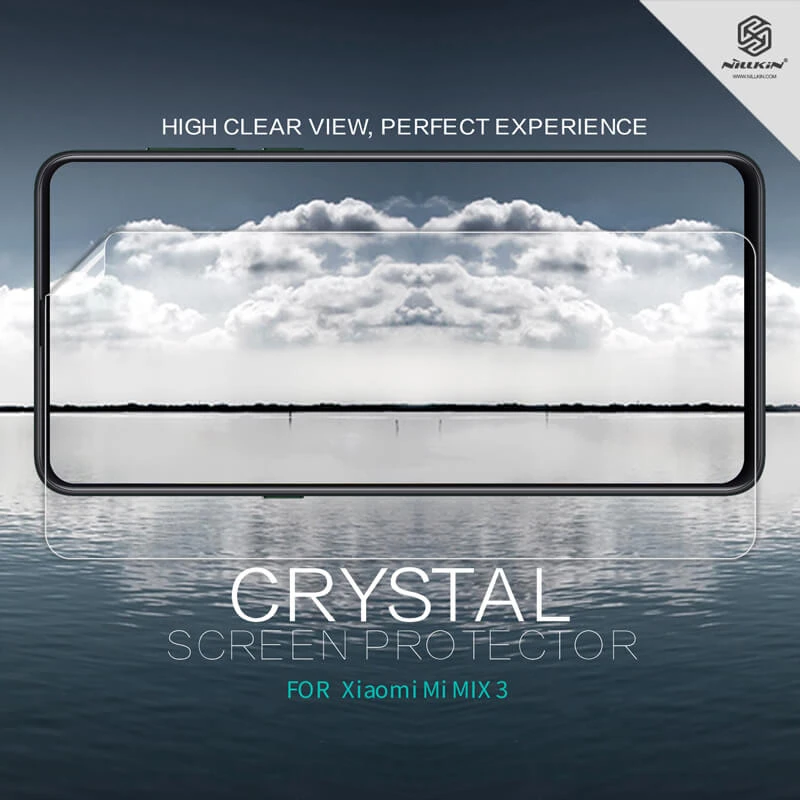 Nillkin Super Clear Anti-fingerprint Protective Film for Xiaomi Mi MIX 3 official NILLKIN store Nillkin Super Clear Anti-fingerprint Protective Film for Xiaomi Mi MIX 3 order from official NILLKIN store