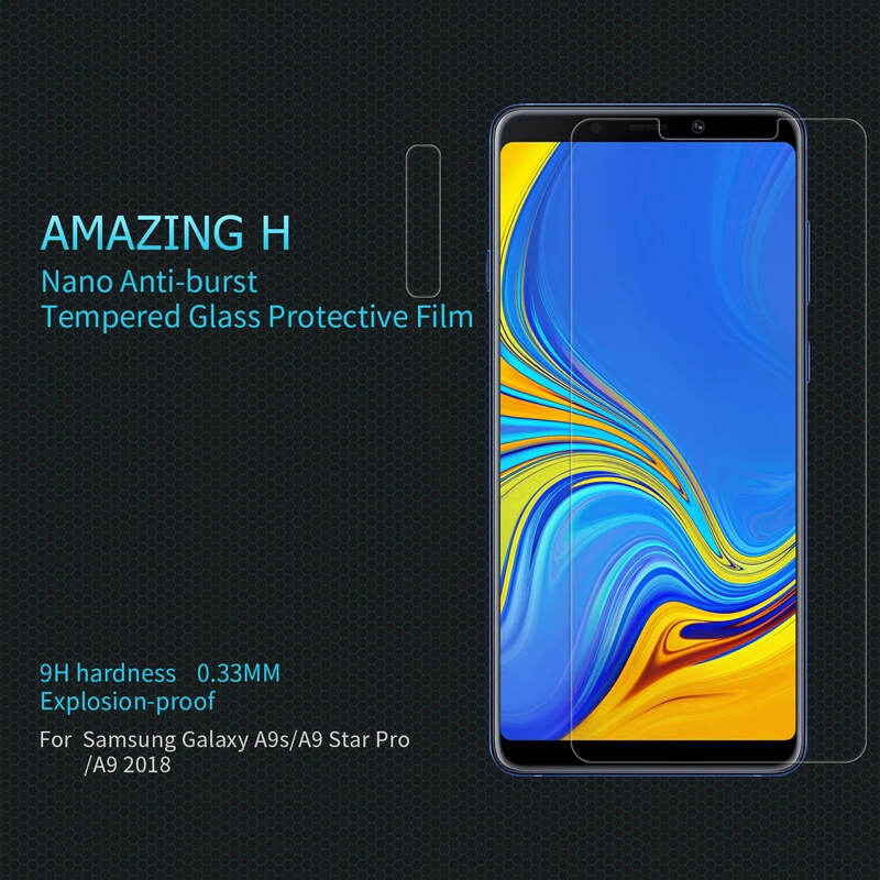 Nillkin Amazing H tempered glass screen protector for Samsung Galaxy A9s, A9 Star Pro, A9 (2018) official NILLKIN store Nillkin Amazing H tempered glass screen protector for Samsung Galaxy A9s, A9 Star Pro, A9 (2018) order from official NILLKIN store