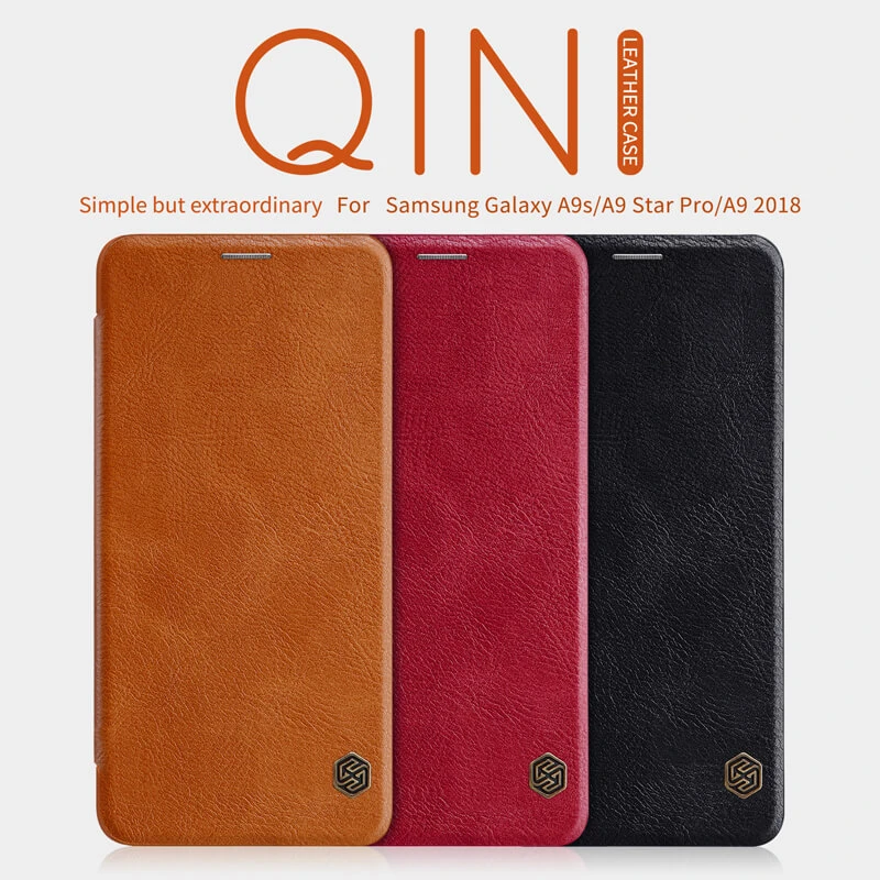 Nillkin Qin Series Leather case for Samsung Galaxy A9s, A9 Star Pro, A9 (2018) official NILLKIN store Nillkin Qin Series Leather case for Samsung Galaxy A9s, A9 Star Pro, A9 (2018) order from official NILLKIN store
