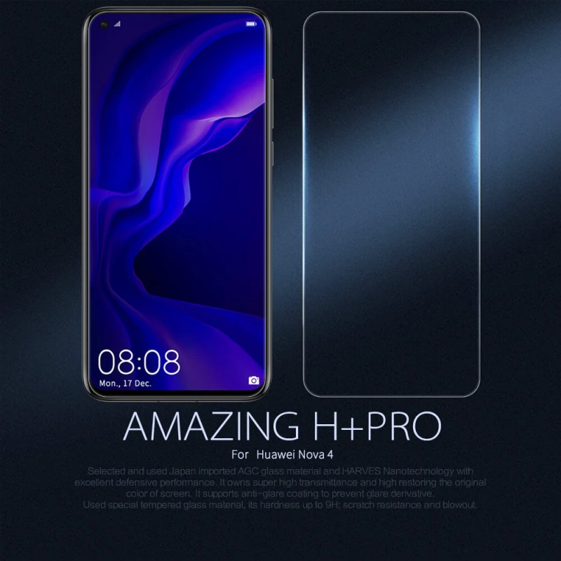 Nillkin Amazing H+ Pro tempered glass screen protector for Huawei Nova 4, Huawei Honor View 20 official NILLKIN store Nillkin Amazing H+ Pro tempered glass screen protector for Huawei Nova 4, Huawei Honor View 20 order from official NILLKIN store