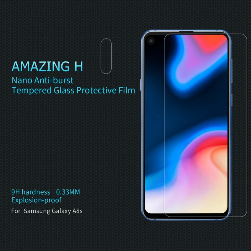 Nillkin Amazing H tempered glass screen protector for Samsung Galaxy A8s official NILLKIN store Nillkin Amazing H tempered glass screen protector for Samsung Galaxy A8s order from official NILLKIN store