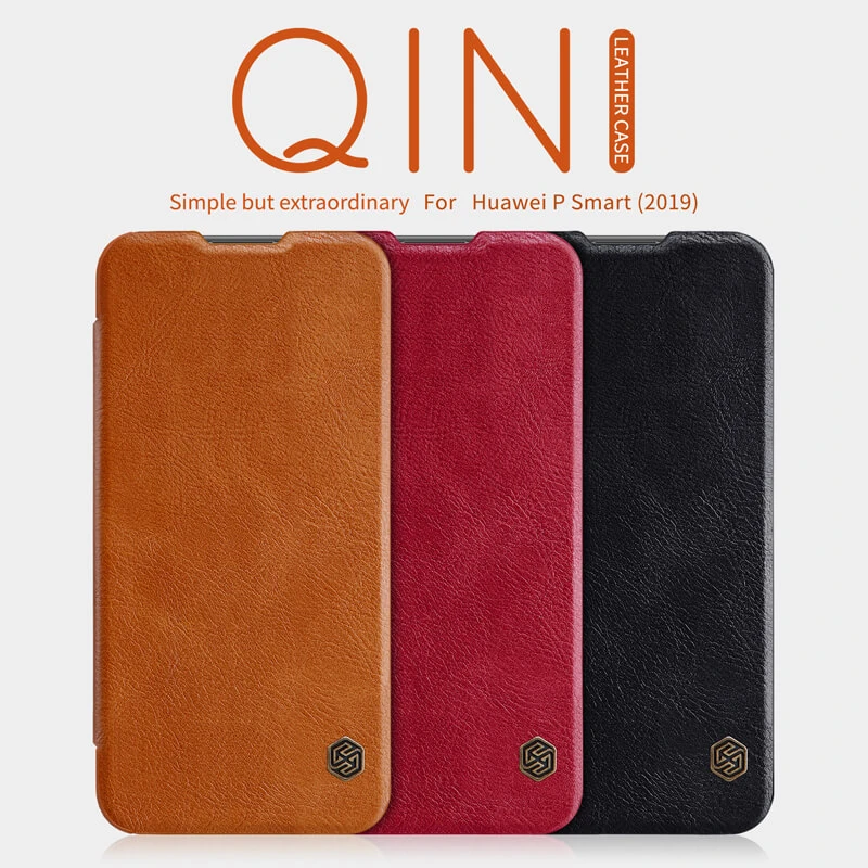 Nillkin Qin Series Leather case for Huawei P Smart (2019) official NILLKIN store Nillkin Qin Series Leather case for Huawei P Smart (2019) order from official NILLKIN store