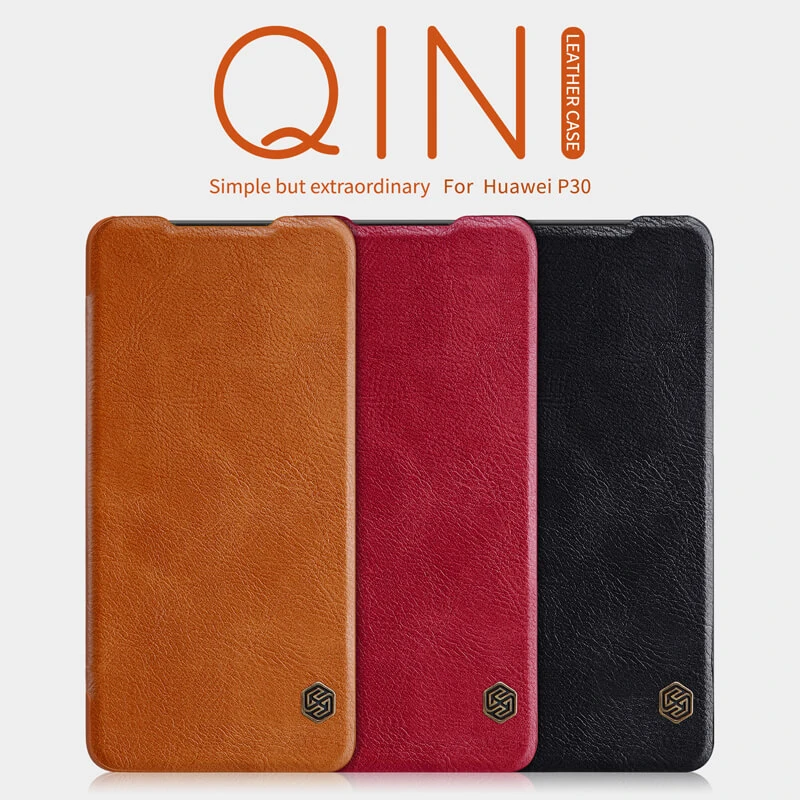 Nillkin Qin Series Leather case for Huawei P30 official NILLKIN store Nillkin Qin Series Leather case for Huawei P30 order from official NILLKIN store