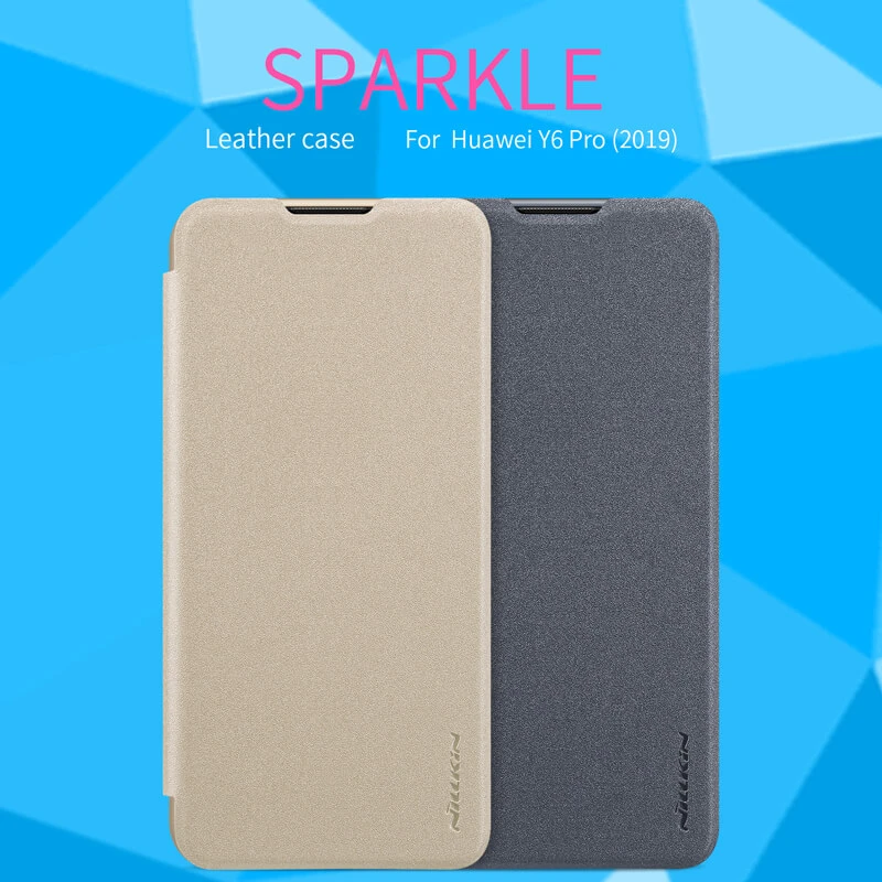 Nillkin Sparkle Series New Leather case for Huawei Y6 Pro (2019) official NILLKIN store Nillkin Sparkle Series New Leather case for Huawei Y6 Pro (2019) order from official NILLKIN store