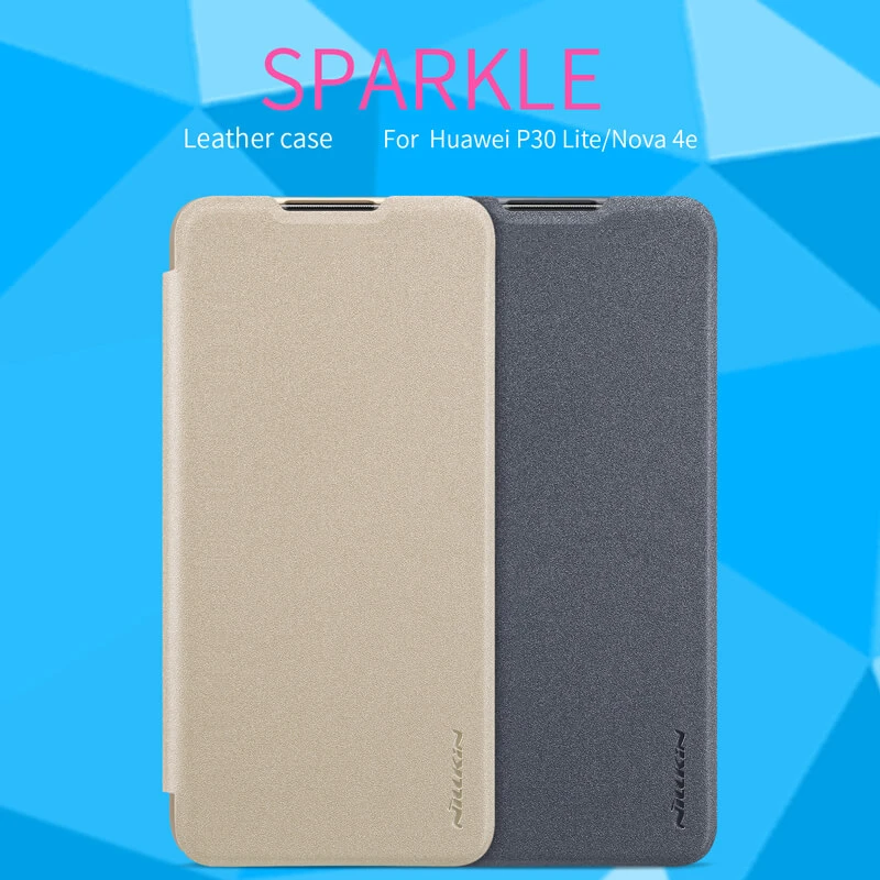 Nillkin Sparkle Series New Leather case for Huawei P30 Lite (Nova 4e) official NILLKIN store Nillkin Sparkle Series New Leather case for Huawei P30 Lite (Nova 4e) order from official NILLKIN store
