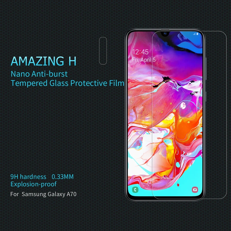 Nillkin Amazing H tempered glass screen protector for Samsung Galaxy A70 official NILLKIN store Nillkin Amazing H tempered glass screen protector for Samsung Galaxy A70 order from official NILLKIN store