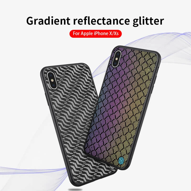 Nillkin Gradient Twinkle cover case for Apple iPhone Xs, iPhone X official NILLKIN store Nillkin Gradient Twinkle cover case for Apple iPhone Xs, iPhone X order from official NILLKIN store