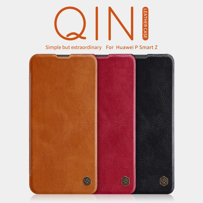 Nillkin Qin Series Leather case for Huawei P Smart Z official NILLKIN store Nillkin Qin Series Leather case for Huawei P Smart Z order from official NILLKIN store