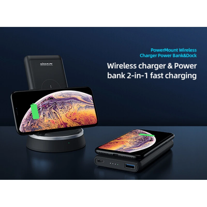 Nillkin PowerMount Wireless Charger Power Bank & Dock official NILLKIN store Nillkin PowerMount Wireless Charger Power Bank & Dock order from official NILLKIN store